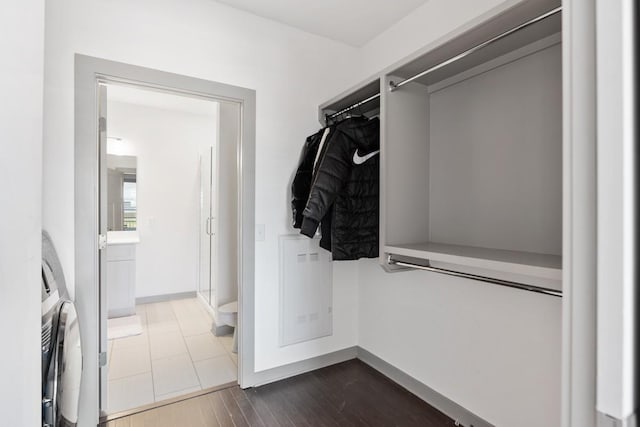 1638 54th Ave N Unit 313, Nashville, TN 37209 - spacious closet with wood finished floors