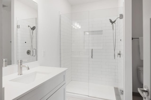 1638 54th Ave N Unit 313, Nashville, TN 37209 - full bathroom with toilet, vanity, and a shower stall