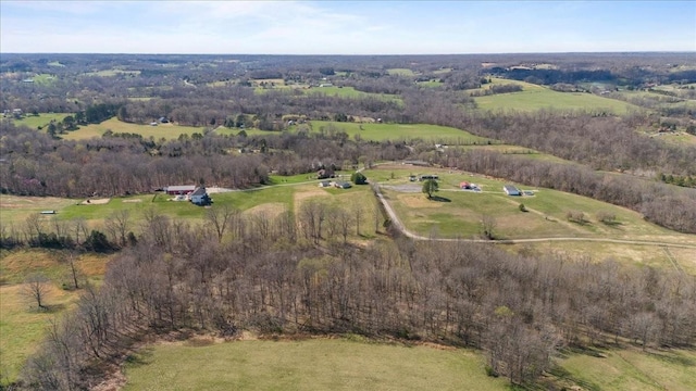 650 Wall Rd, Cunningham, TN 37052 - bird's eye view featuring a rural view