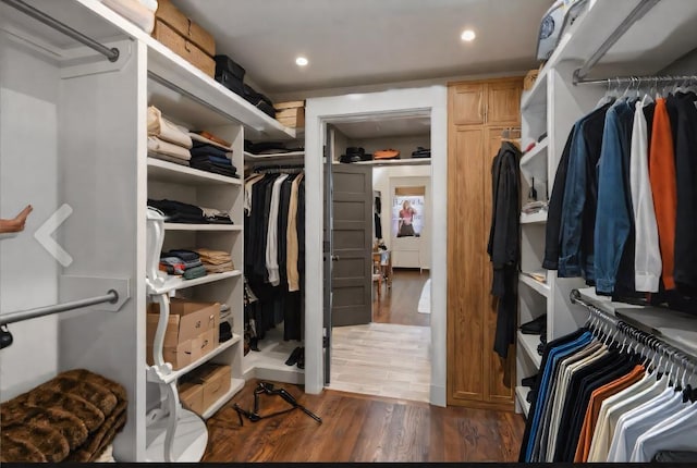 128 37th Ave N, Nashville, TN 37209 - spacious closet featuring wood finished floors