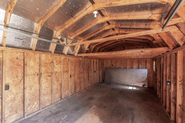view of storage room