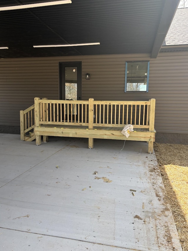 view of deck