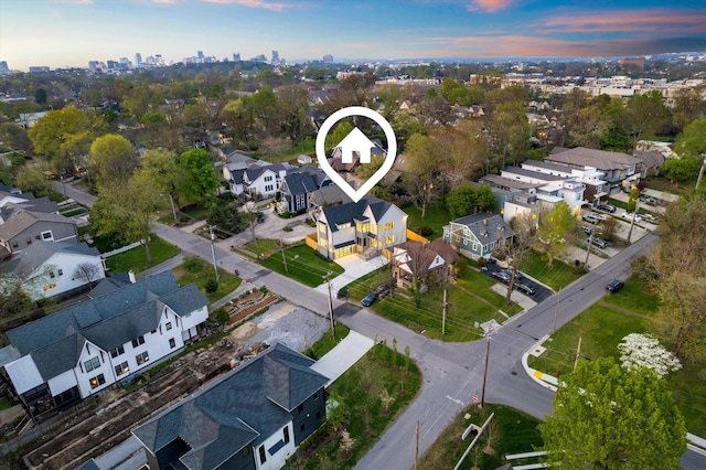 2510 Vaulx Ln, Nashville, TN 37204 - birds eye view of property with a residential view