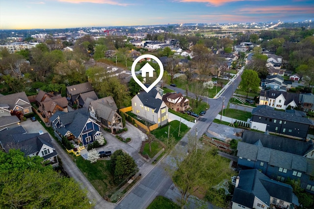 2510 Vaulx Ln, Nashville, TN 37204 - bird's eye view with a residential view