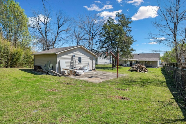 4825 Peppertree Dr, Antioch, TN 37013 - view of yard with a patio, fence, and an outdoor structure