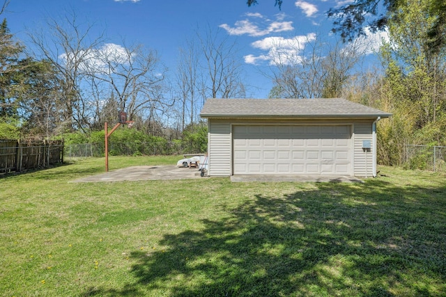 4825 Peppertree Dr, Antioch, TN 37013 - detached garage featuring fence