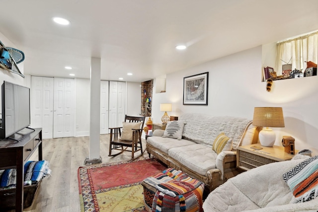 3617 Meadowbrook Ave, Nashville, TN 37205 - living area with recessed lighting and wood finished floors