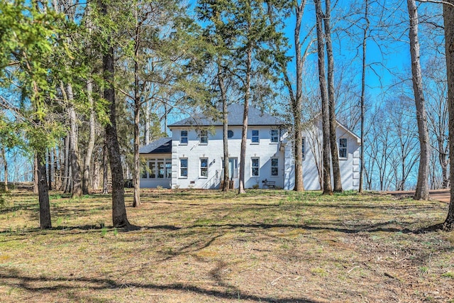 1237 Temple Ridge Dr, Nashville, TN 37221 - colonial house featuring a front lawn