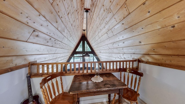 2235 Rock Springs Rd, Columbia, TN 38401 - unfurnished dining area featuring wooden ceiling