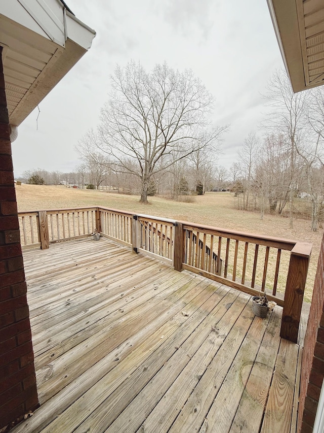 996 Iron Hill Rd, Burns, TN 37029 - view of wooden deck