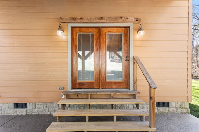 12112 Paw Paw Springs Rd, Arrington, TN 37014 - property entrance featuring french doors