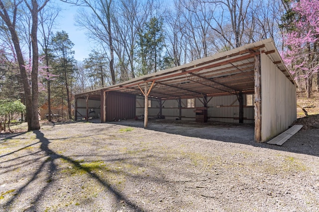 12112 Paw Paw Springs Rd, Arrington, TN 37014 - view of pole building with a detached carport