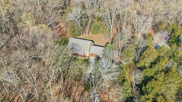 12112 Paw Paw Springs Rd, Arrington, TN 37014 - birds eye view of property featuring a forest view