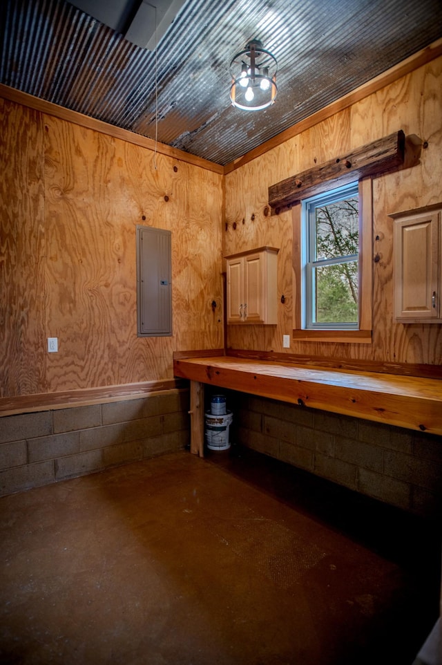 12112 Paw Paw Springs Rd, Arrington, TN 37014 - interior space featuring concrete floors and electric panel