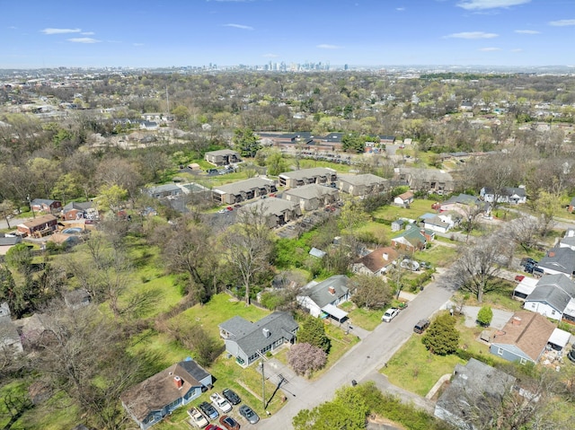 aerial overview of property's location featuring nearby suburban area