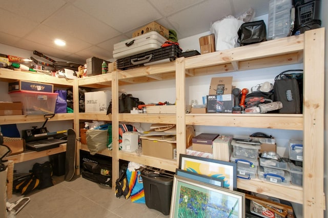 view of storage