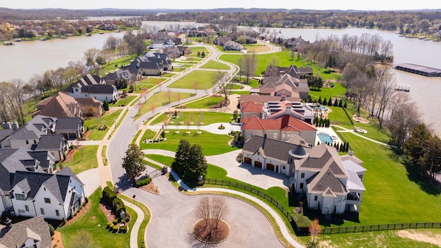 1395 Rozella Way, Gallatin, TN 37066 - drone / aerial view with a residential view and a water view