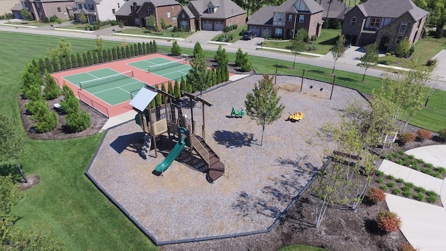 1395 Rozella Way, Gallatin, TN 37066 - aerial view with a residential view