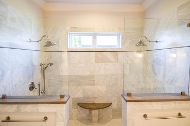 1395 Rozella Way, Gallatin, TN 37066 - full bath featuring crown molding and walk in shower