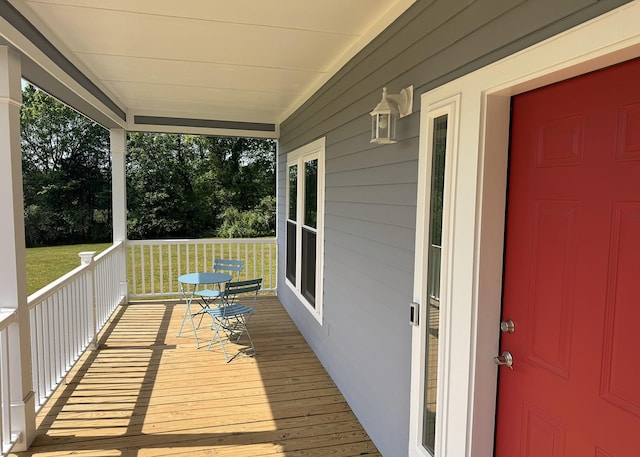 7022 Magnolia Ln, Nunnelly, TN 37137 - view of wooden porch