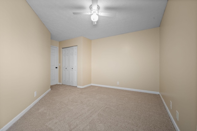 1829 Apple Valley Cir, Nashville, TN 37207 - spare room with carpet floors, baseboards, ceiling fan, and a textured ceiling