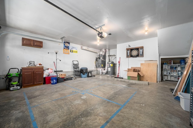1829 Apple Valley Cir, Nashville, TN 37207 - garage featuring water heater and a garage door opener