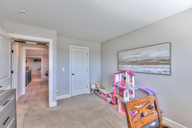 127 Waters Hill Cir, Lebanon, TN 37087 - recreation room featuring baseboards and light carpet