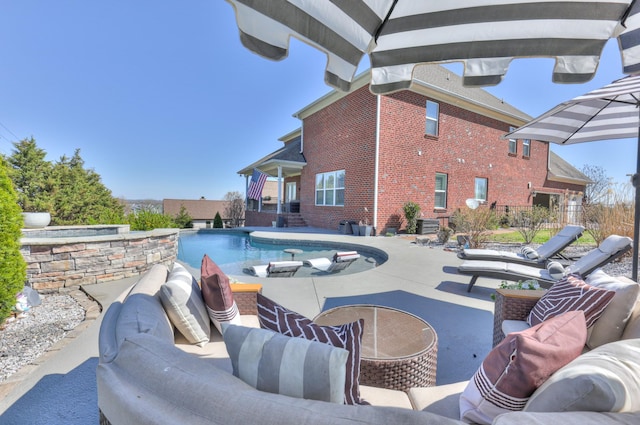127 Waters Hill Cir, Lebanon, TN 37087 - pool with a patio area