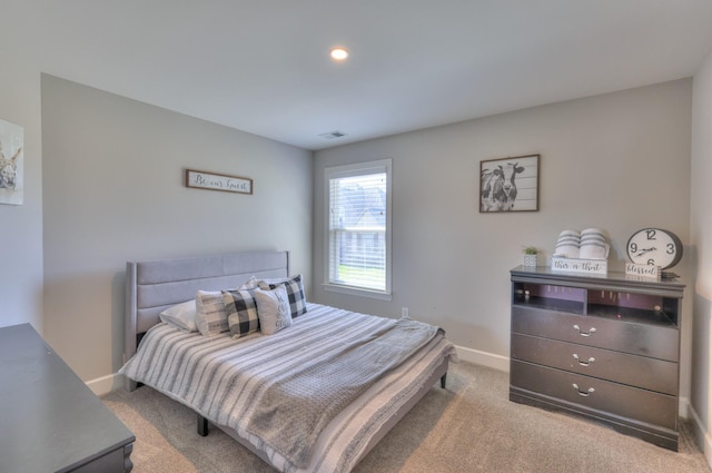 127 Waters Hill Cir, Lebanon, TN 37087 - carpeted bedroom with recessed lighting, baseboards, and visible vents