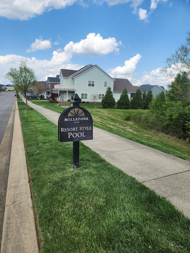 view of street featuring sidewalks