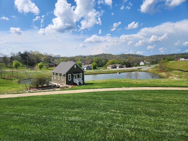 property view of water