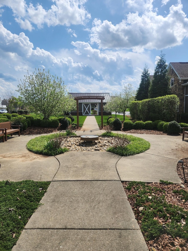 view of property's community