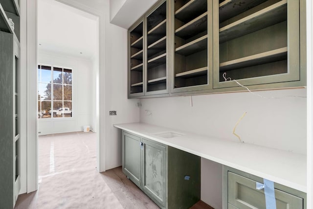8115 Devens Dr, Brentwood, TN 37027 - bar with light wood-type flooring