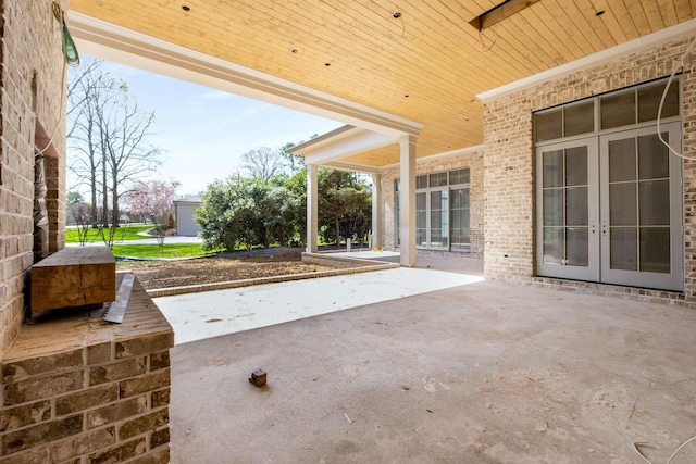 8115 Devens Dr, Brentwood, TN 37027 - view of patio / terrace featuring french doors