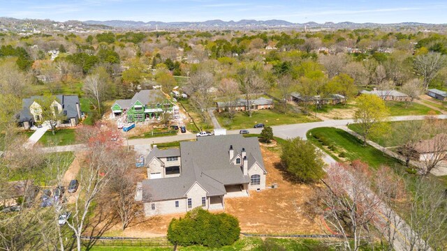 8115 Devens Dr, Brentwood, TN 37027 - birds eye view of property with a mountain view