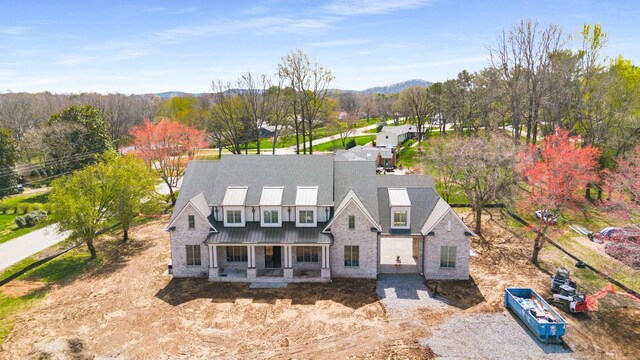 8115 Devens Dr, Brentwood, TN 37027 - drone / aerial view featuring a mountain view