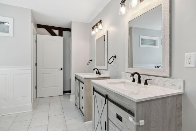 3755 Bear Hollow Rd, Joelton, TN 37080 - bathroom with a sink and two vanities