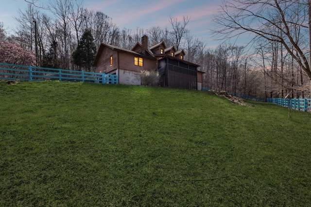 3755 Bear Hollow Rd, Joelton, TN 37080 - view of yard featuring fence