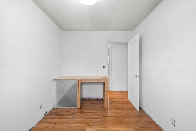 interior space featuring wood finished floors
