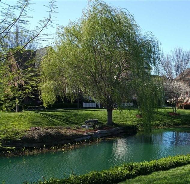 view of water feature