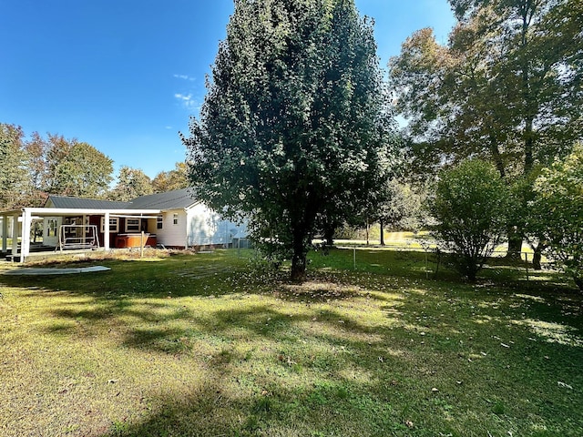 273 Chapel Rd, New Johnsonville, TN 37134 - view of yard featuring fence