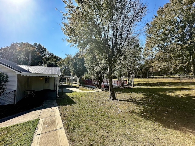 273 Chapel Rd, New Johnsonville, TN 37134 - view of yard with fence