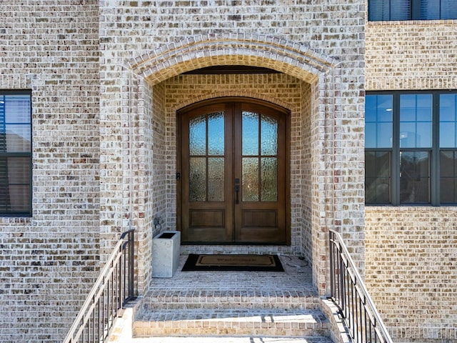 1428 Boardwalk Pl, Gallatin, TN 37066 - doorway to property featuring french doors and brick siding