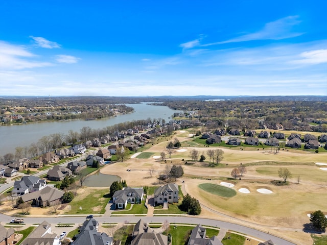 1428 Boardwalk Pl, Gallatin, TN 37066 - aerial view featuring a residential view, golf course view, and a water view