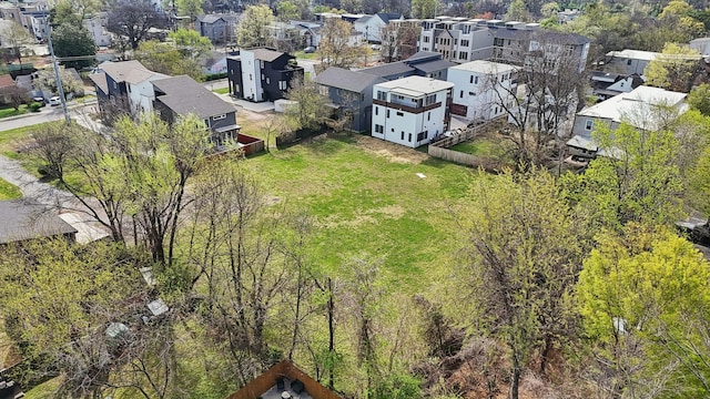 bird's eye view featuring a residential view