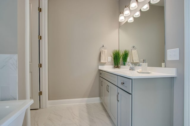 3021 Fanshaw Rd, Smyrna, TN 37167 - bathroom with marble finish floor and vanity
