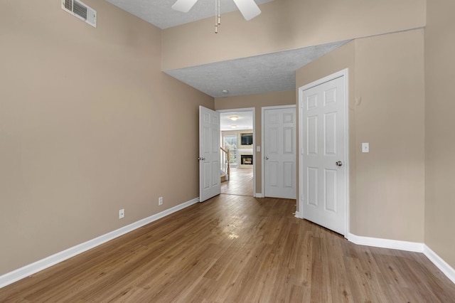 747 Tulip Grove Rd Unit 901, Hermitage, TN 37076 - spare room featuring baseboards, light wood-style flooring, and ceiling fan