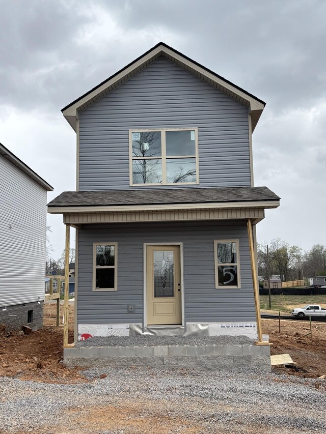 1914 Evans Rd, Clarksville, TN 37042 - view of front of house with a shingled roof