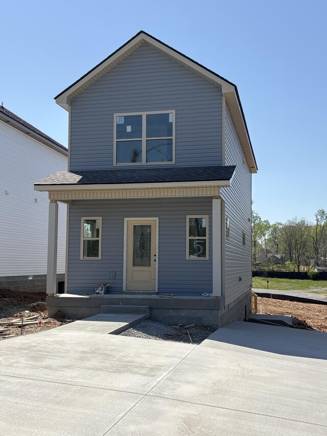 1914 Evans Rd, Clarksville, TN 37042 - rear view of house featuring a porch