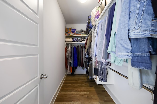 5311 Tennessee Ave Unit A, Nashville, TN 37209 - walk in closet with dark wood finished floors